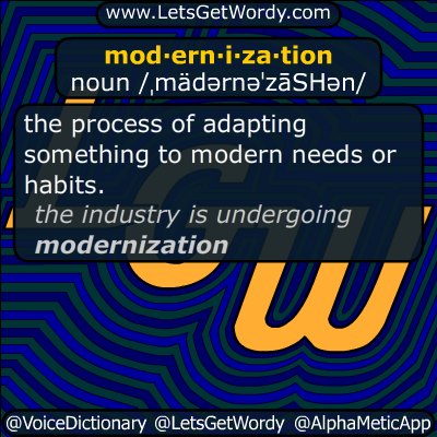 modernization 10/13/2018 GFX Definition