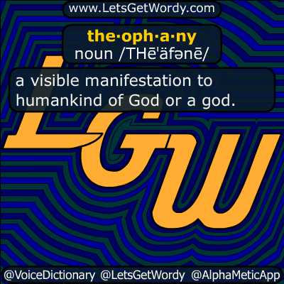 theophany 12/24/2018 GFX Definition